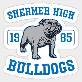 SHERMER HIGH BULLDOGS Sticker